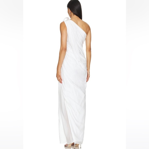 NWT Gaurav Gupta Toga Draped Gown in White - Picture 4 of 10
